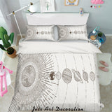 3D Cosmic Planet Quilt Cover Set Bedding Set Pillowcases 36- Jess Art Decoration