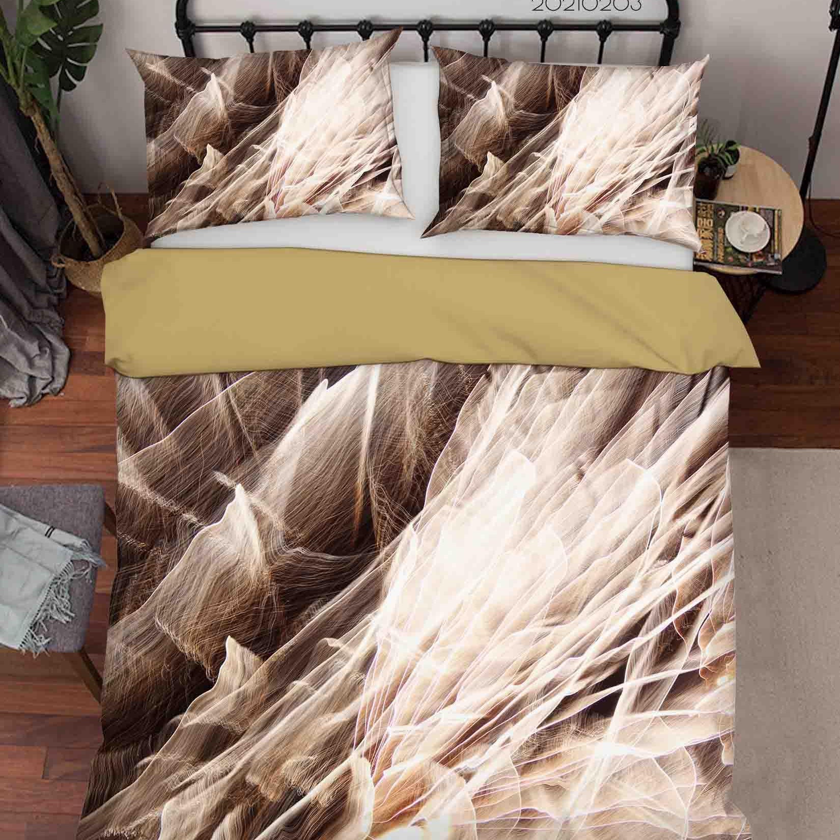 3D Abstract Marble Texture Quilt Cover Set Bedding Set Duvet Cover Pillowcases 16- Jess Art Decoration