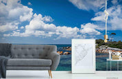 3D Blue Sky Cloud Sea Landscape Wall Mural Wallpaper LQH 310- Jess Art Decoration