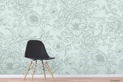 3D Hand Drawn Leaves Floral Wall Mural Wallpaper WJ 6262- Jess Art Decoration