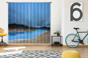 3D Landscape River Mountain Cloudy Curtains and Drapes GD 3013- Jess Art Decoration