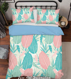 3D Color Plant Leaf Quilt Cover Set Bedding Set Pillowcases 31- Jess Art Decoration