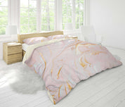 3D Pink Watercolor Quilt Cover Set Bedding Set Pillowcases 102- Jess Art Decoration
