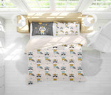 3D Raccoon Cartoon Quilt Cover Set Bedding Set Pillowcases 19- Jess Art Decoration
