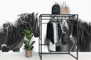 3D black white grassland horse wall mural wallpaper 46- Jess Art Decoration