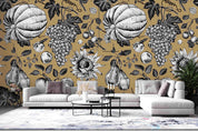 3D Vegetable Fruits Flowers Wall Mural Wallpaper SF31- Jess Art Decoration