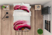 3D Watercolor Quilt Cover Set Bedding Set Pillowcases 49- Jess Art Decoration