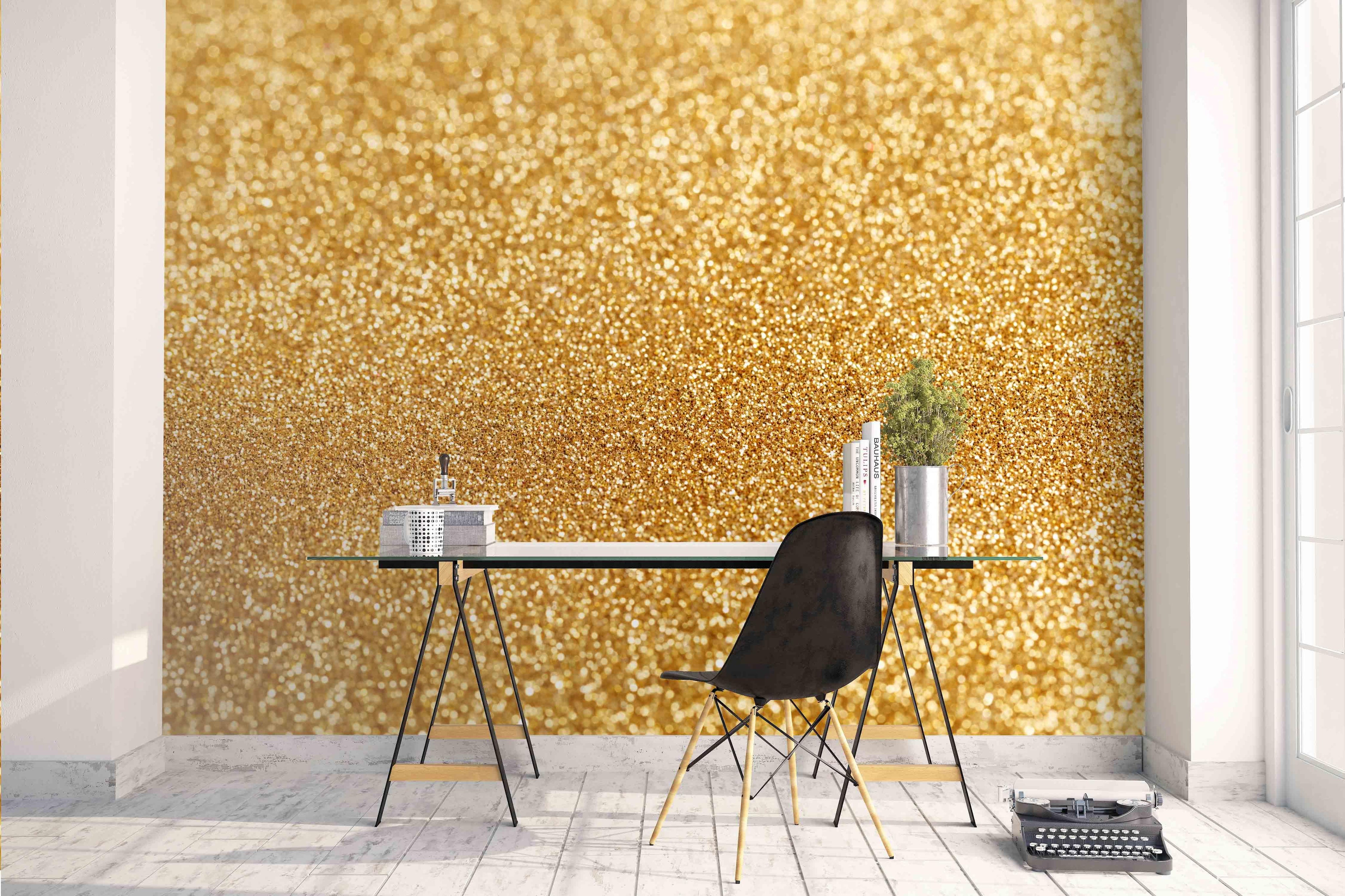 3D Gold Foil Wall Mural Wallpaper 21- Jess Art Decoration
