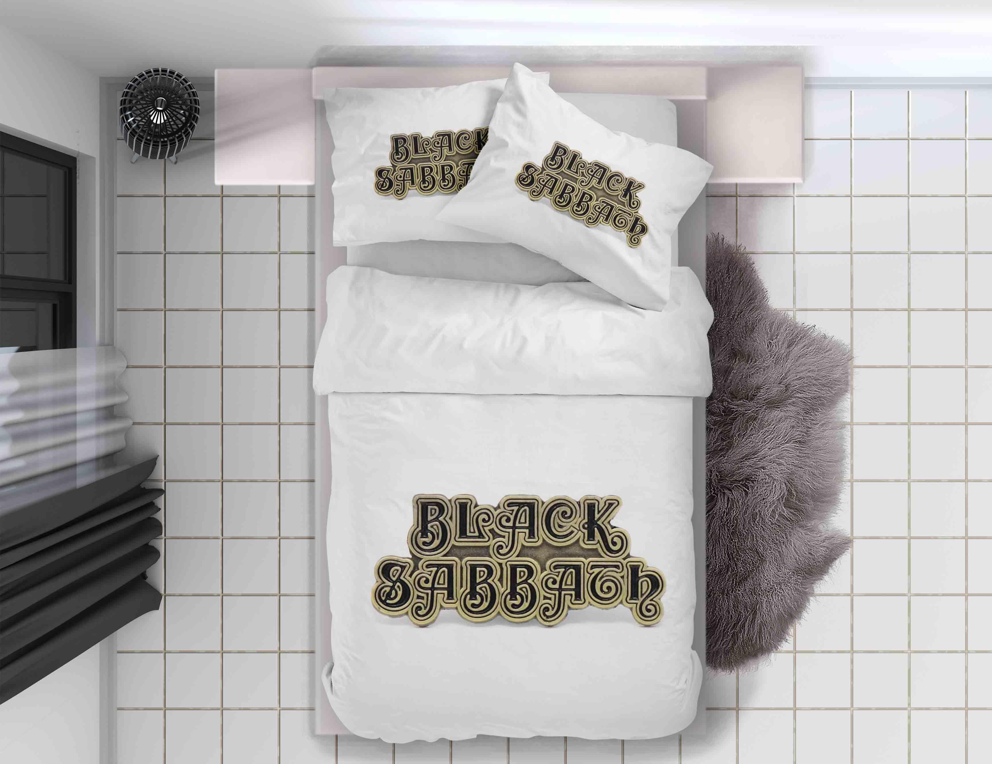 3D White Black Sabbath Quilt Cover Set Bedding Set Duvet Cover Pillowcases SF89- Jess Art Decoration