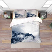 3D White Mist Mountain Landscape Quilt Cover Set Bedding Set Duvet Cover Pillowcases 198- Jess Art Decoration