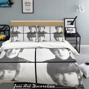 3D George Harrison Quilt Cover Set Bedding Set Pillowcases 54- Jess Art Decoration