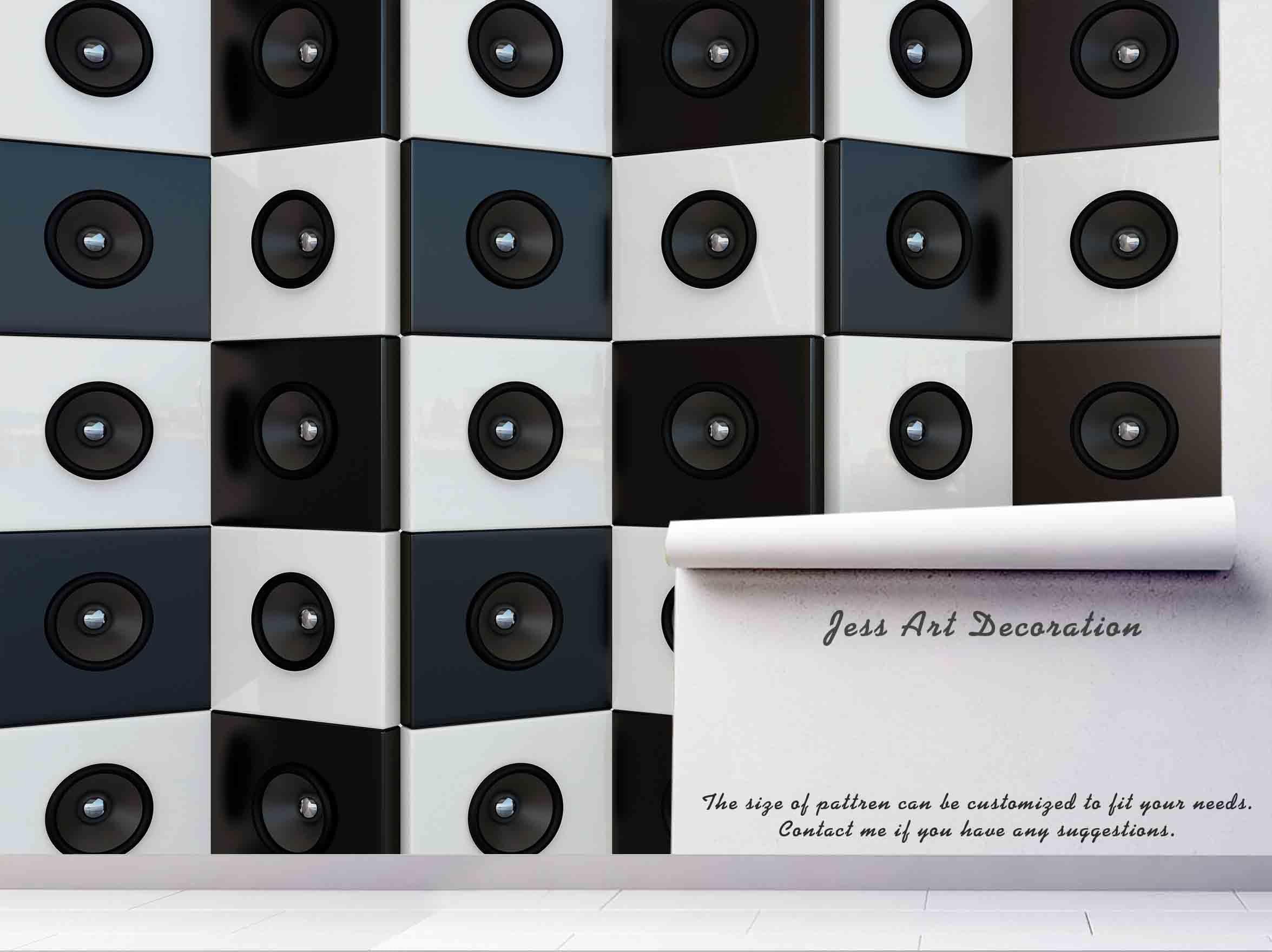3D Sound Speakers Horn Wall Mural Wallpaper 14- Jess Art Decoration