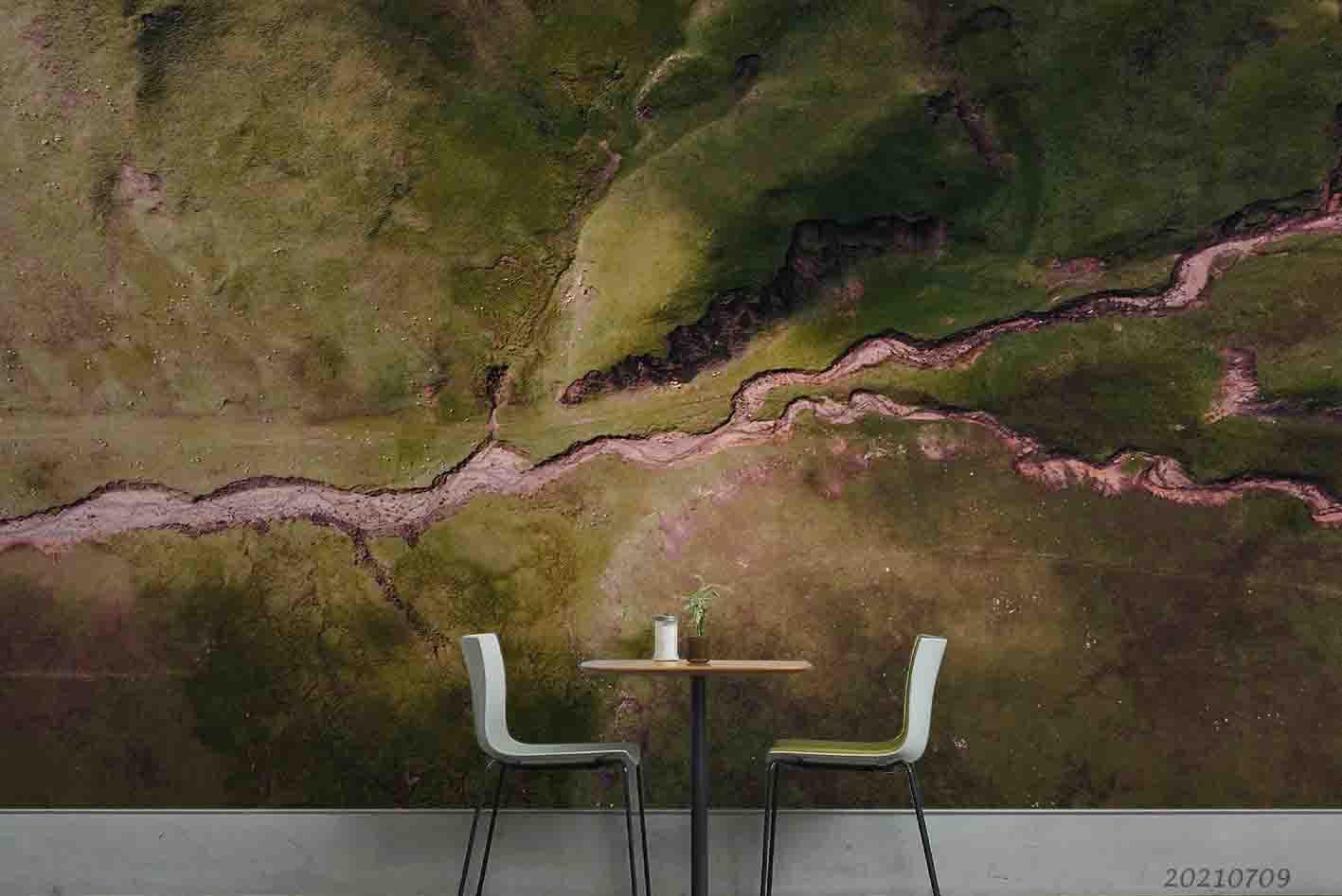3D Grassland Winding Path Wall Mural Wallpaper SWW4381- Jess Art Decoration