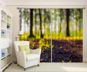 3D Green Forest Curtains and Drapes SF60- Jess Art Decoration