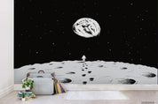 3D Cartoon Planet Astronaut Wall Mural Wallpaper WJ 3429- Jess Art Decoration