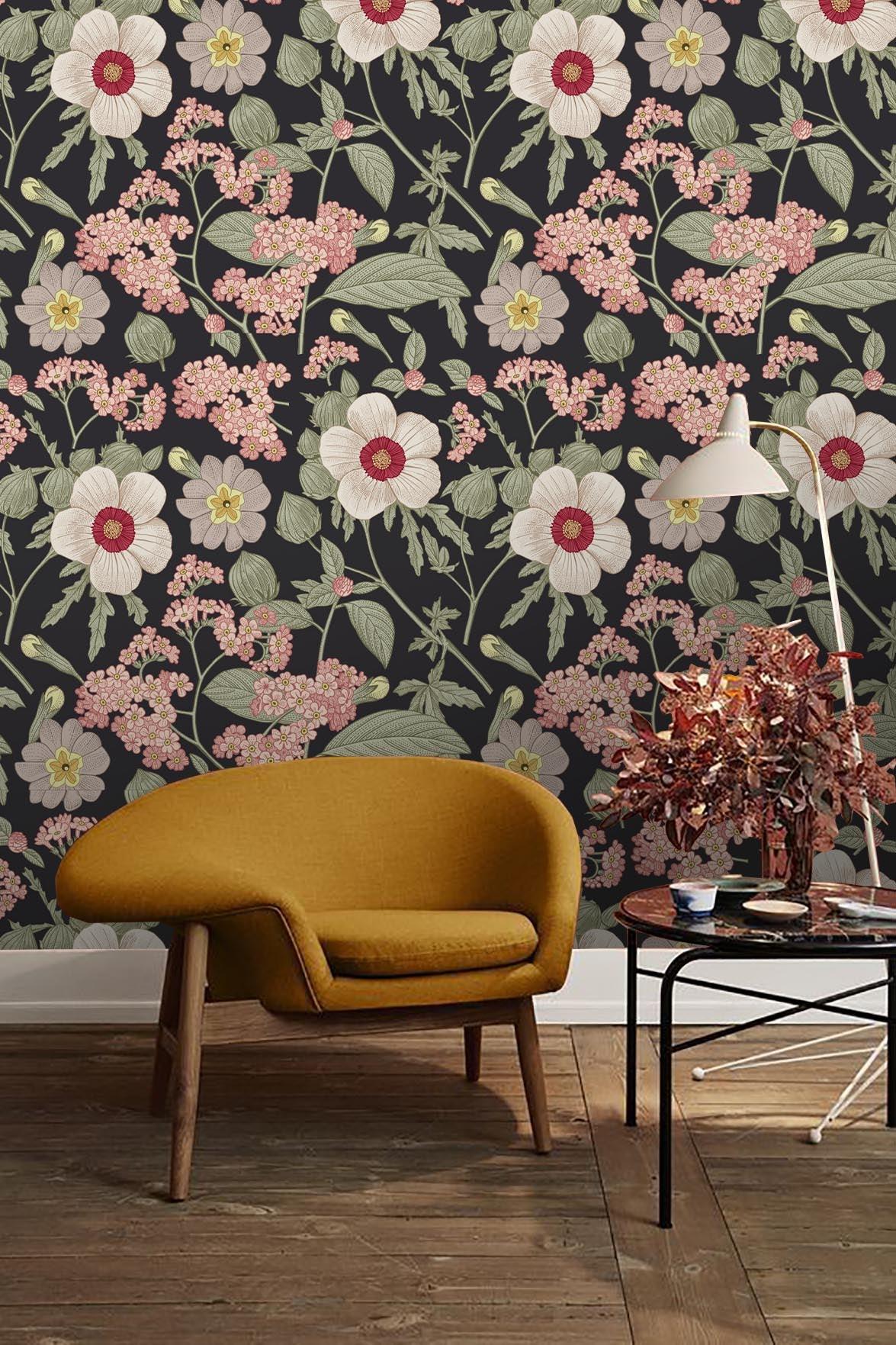 3D White Flowers Leaves Wall Mural Wallpaper 180- Jess Art Decoration