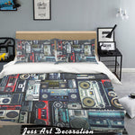 3D Color Recorders Quilt Cover Set Bedding Set Pillowcases  164- Jess Art Decoration
