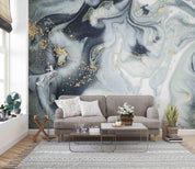 3D Grey Gilting Marble Texture Wall Mural Wallpaper GD 2856- Jess Art Decoration