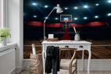 3D Light Basketball Court Wall Mural Wallpaper 18- Jess Art Decoration