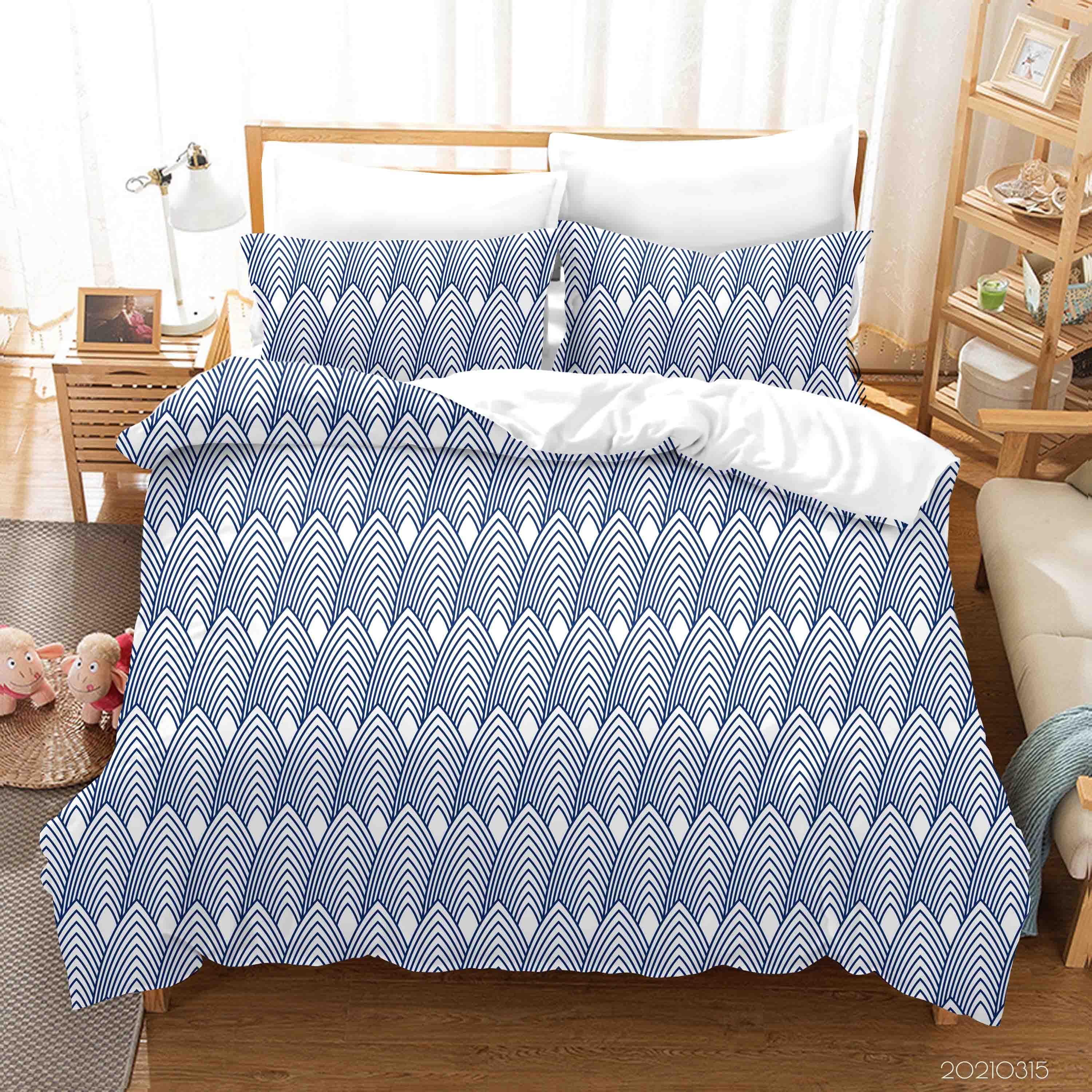 3D Abstract Geometric Art Decoration Quilt Cover Set Bedding Set Duvet Cover Pillowcases 216- Jess Art Decoration