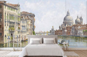 3D european style construction canal oil painting wall mural wallpaper 33- Jess Art Decoration