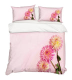 3D Pink Daisy Quilt Cover Set Bedding Set Pillowcases 48- Jess Art Decoration