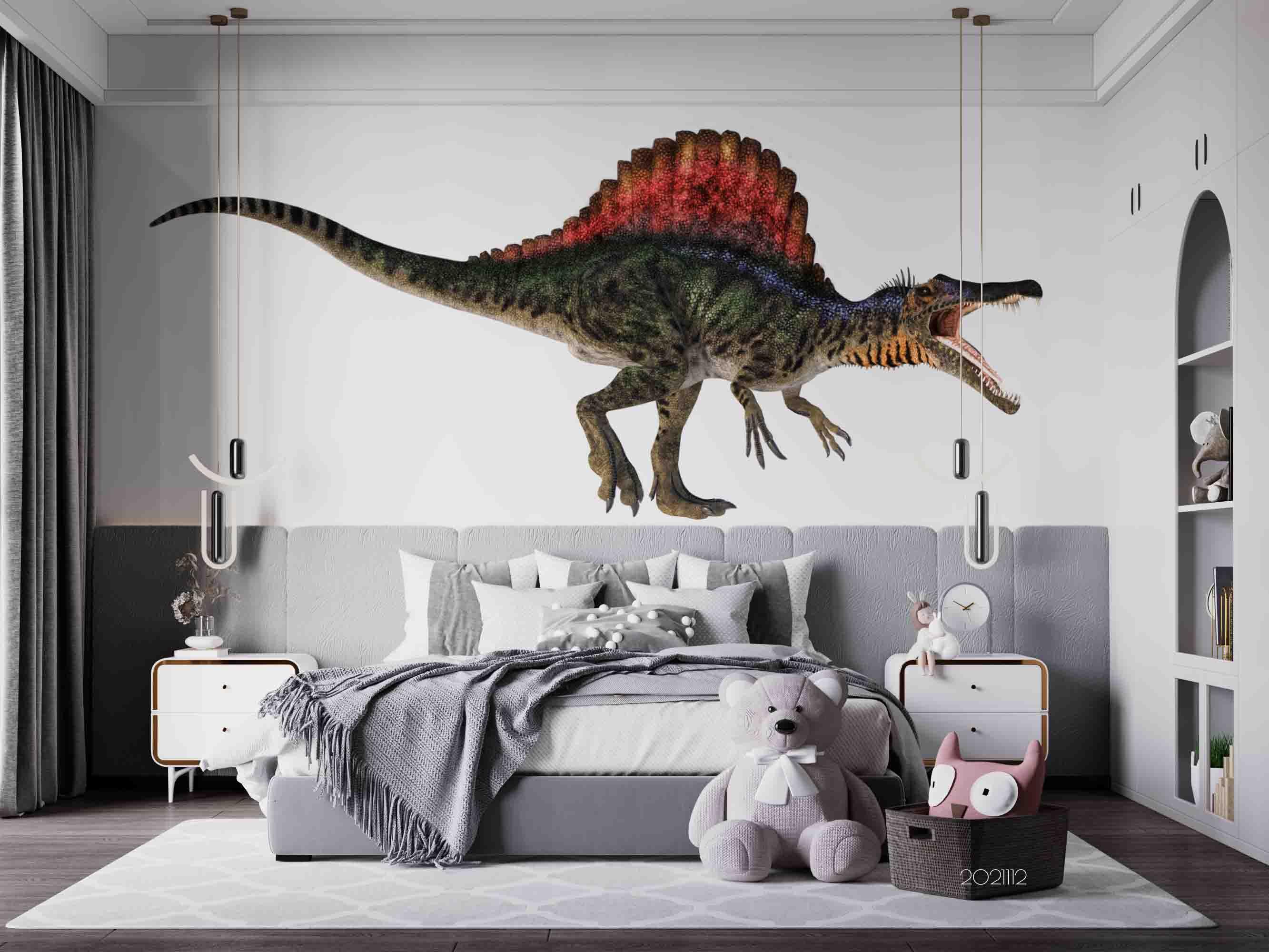 3D Animal Spinosaurus Wall Mural Wallpaper LQH 5- Jess Art Decoration