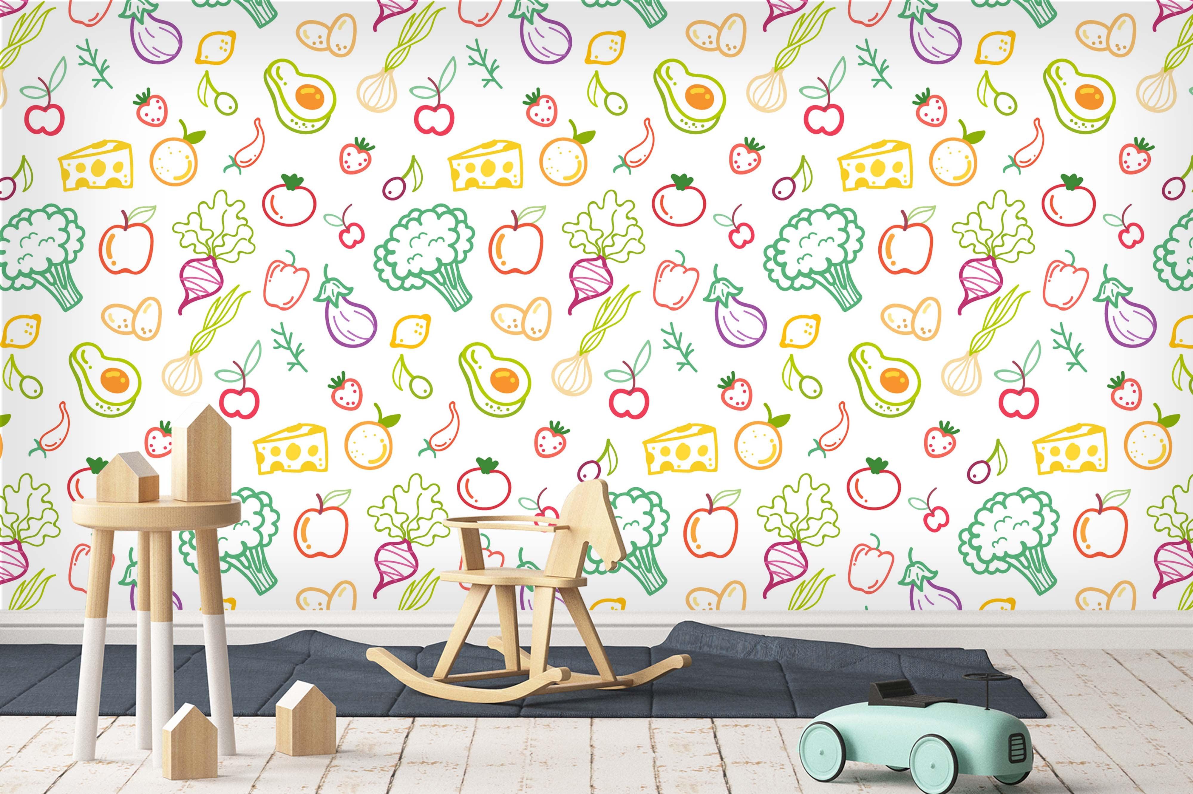 3D Vegetables Cake Avocado Cauliflower Wall Mural Wallpaper 89- Jess Art Decoration