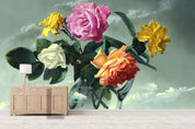 3D Color Floral Oil Painting Wall Mural Wallpaper 24- Jess Art Decoration