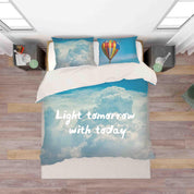 3D Blue Sky Balloon Quilt Cover Set Bedding Set Pillowcases 102- Jess Art Decoration