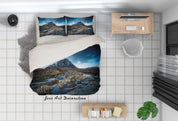 3D Sky Mountain Landscape Quilt Cover Set Bedding Set Duvet Cover Pillowcases 316- Jess Art Decoration