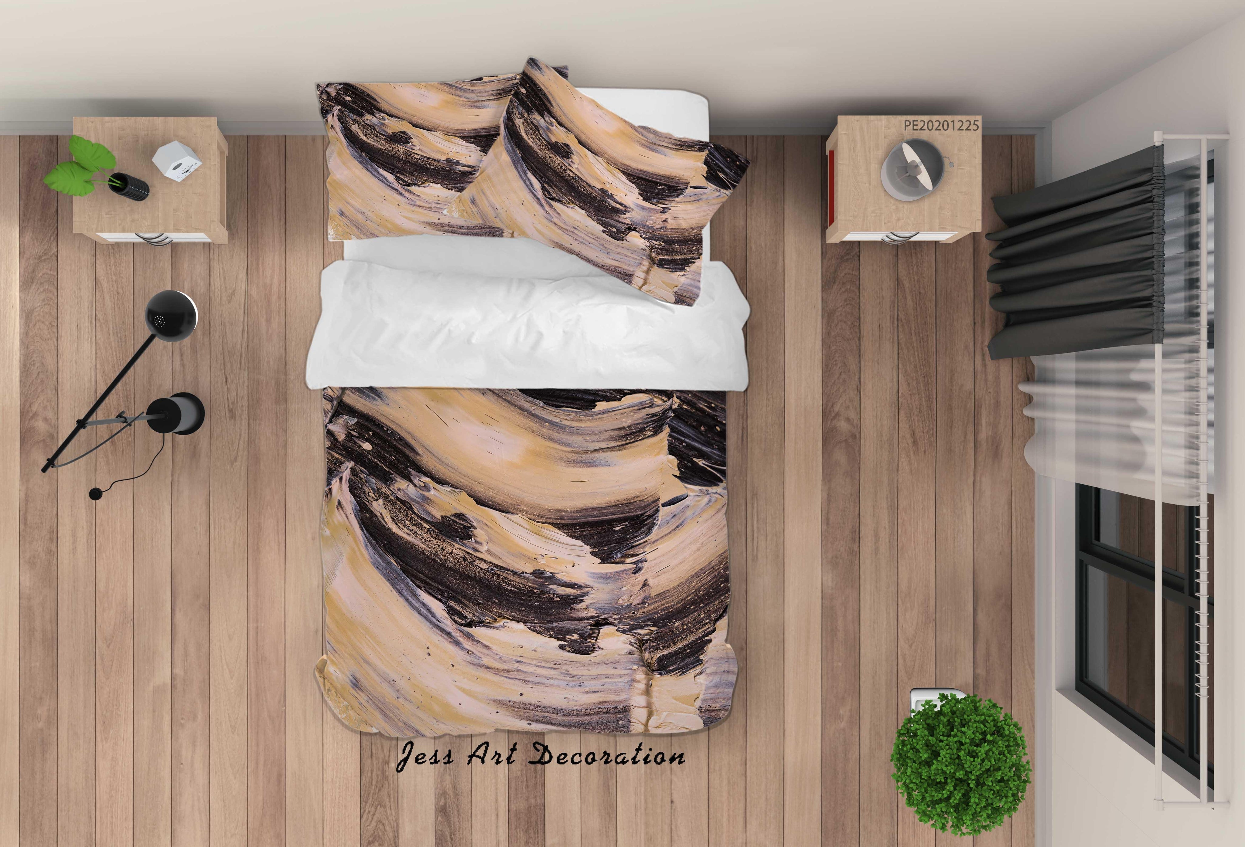 3D Abstract Graffiti Pattern Quilt Cover Set Bedding Set Duvet Cover Pillowcases 35- Jess Art Decoration
