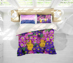 3D Floral Pattern Quilt Cover Set Bedding Set Pillowcases 148- Jess Art Decoration
