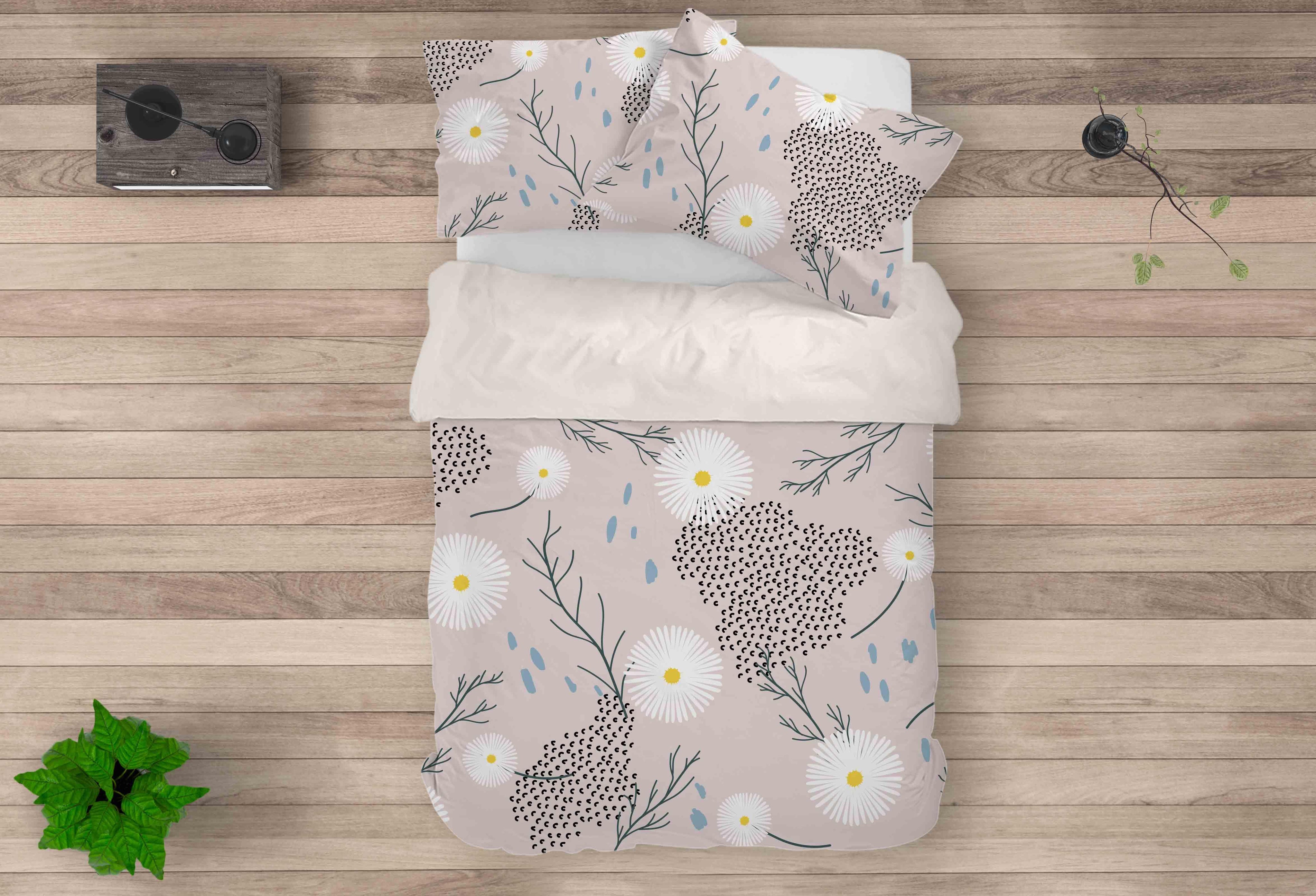 3D Floral Branch Pattern Quilt Cover Set Bedding Set Pillowcases 48- Jess Art Decoration