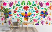 3D Cartoon Birds Flowers Wall Mural Wallpaper 77- Jess Art Decoration