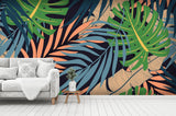 3D Green Leaves Wall Mural Wallpaper 13- Jess Art Decoration