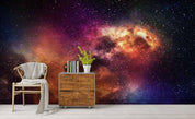3D Purple Starry Sky Space Wall Mural Wallpaper 7 LQH- Jess Art Decoration