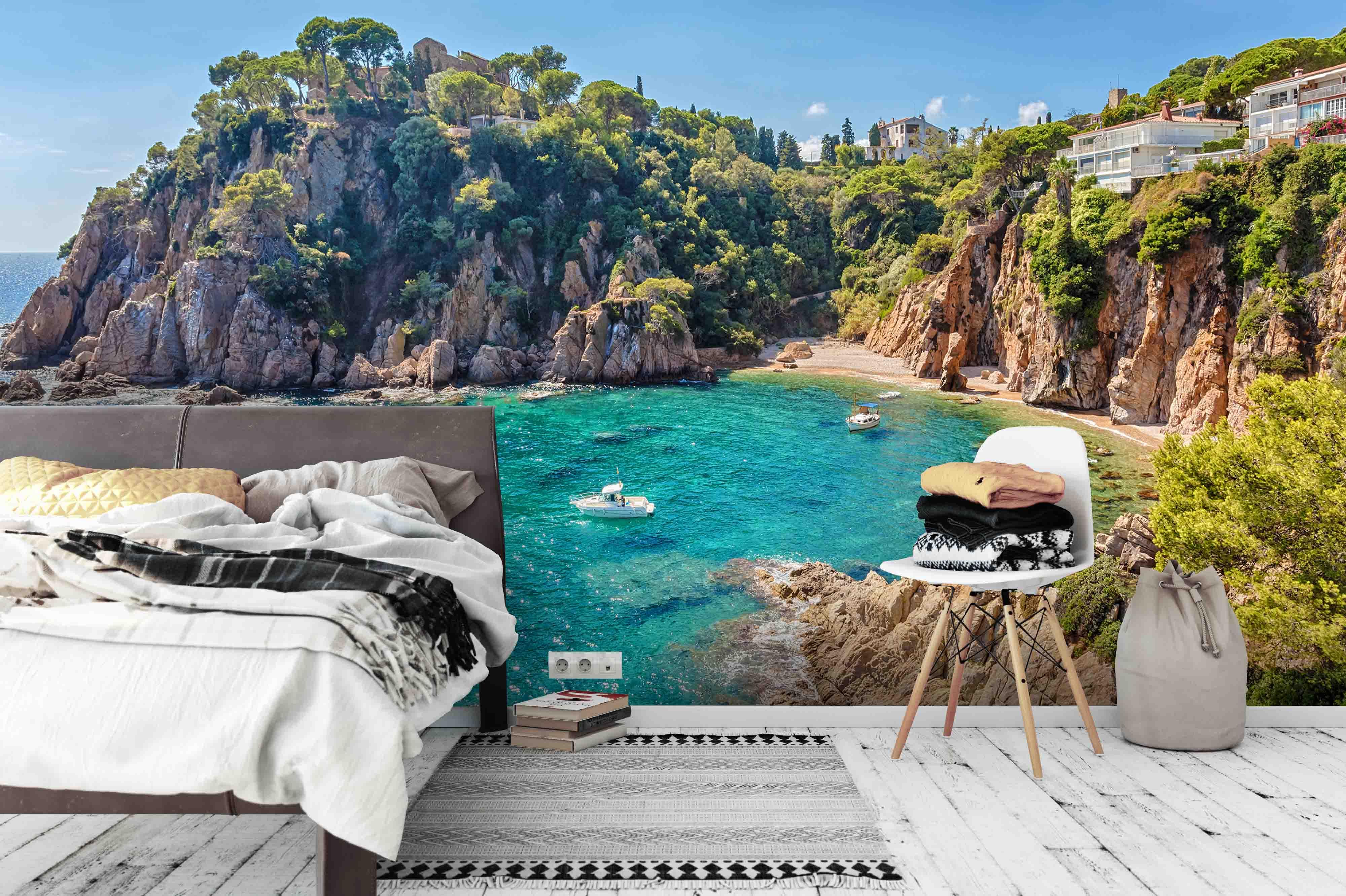 3D Blue Beach Reef Wall Mural Wallpaper 53- Jess Art Decoration