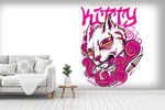 3D Abstract Cat Graffiti Wall Mural Wallpaper 12- Jess Art Decoration