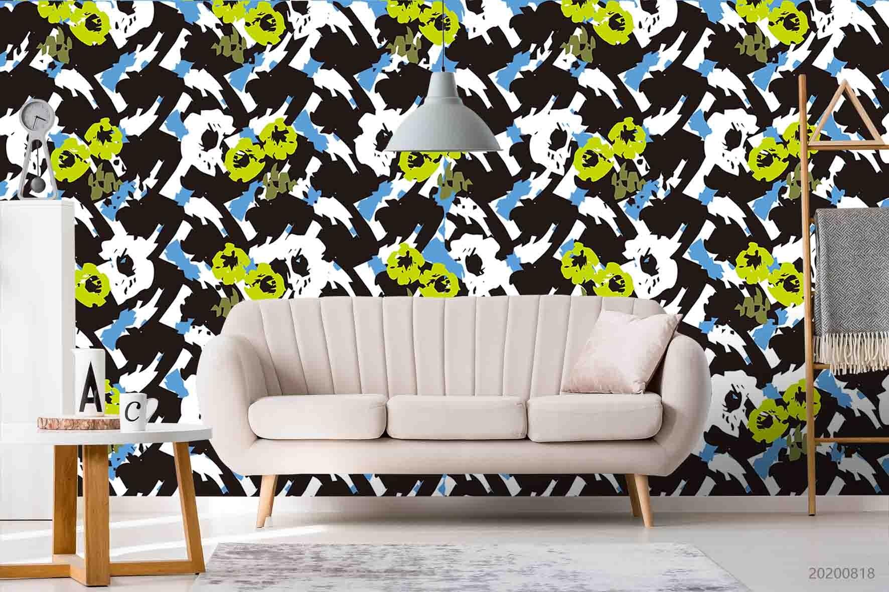 3D Vintage Abstract Pattern Wall Mural Wallpaper LXL 1181- Jess Art Decoration