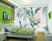 3D Flower Leaf Window Curtains and Drapes LQH A633- Jess Art Decoration