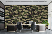 3D Vintage Camouflage Pattern Wall Mural Wallpaper LXL 1149- Jess Art Decoration