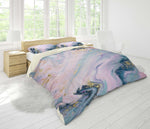 3D Purple Marble Texture Quilt Cover Set Bedding Set Pillowcases 115- Jess Art Decoration