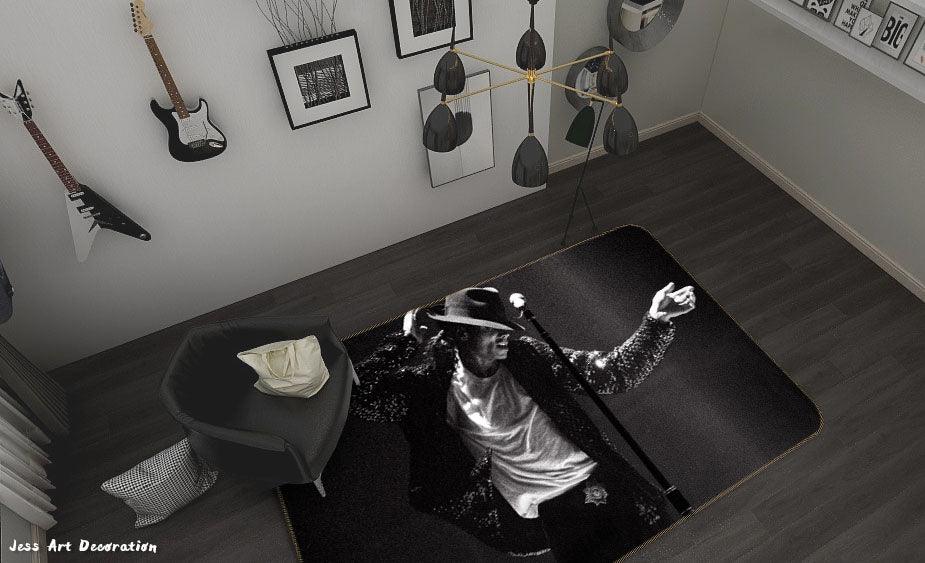 3D Michael Jackson Non-Slip Rug Mat 14- Jess Art Decoration