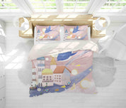 3D Cartoon Whale Quilt Cover Set Bedding Set Pillowcases 70- Jess Art Decoration