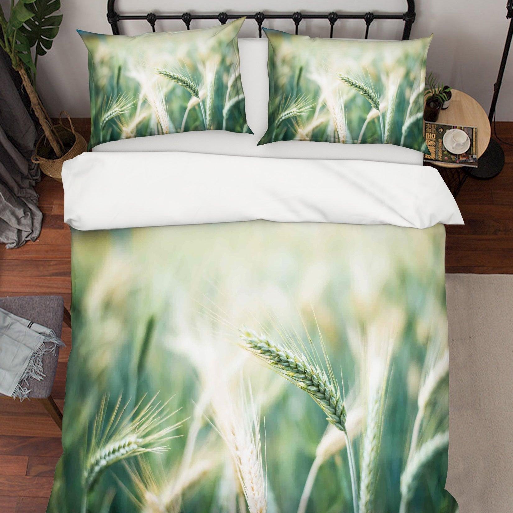 3D Wheat Ear Quilt Cover Set Bedding Set Pillowcasesn 44- Jess Art Decoration
