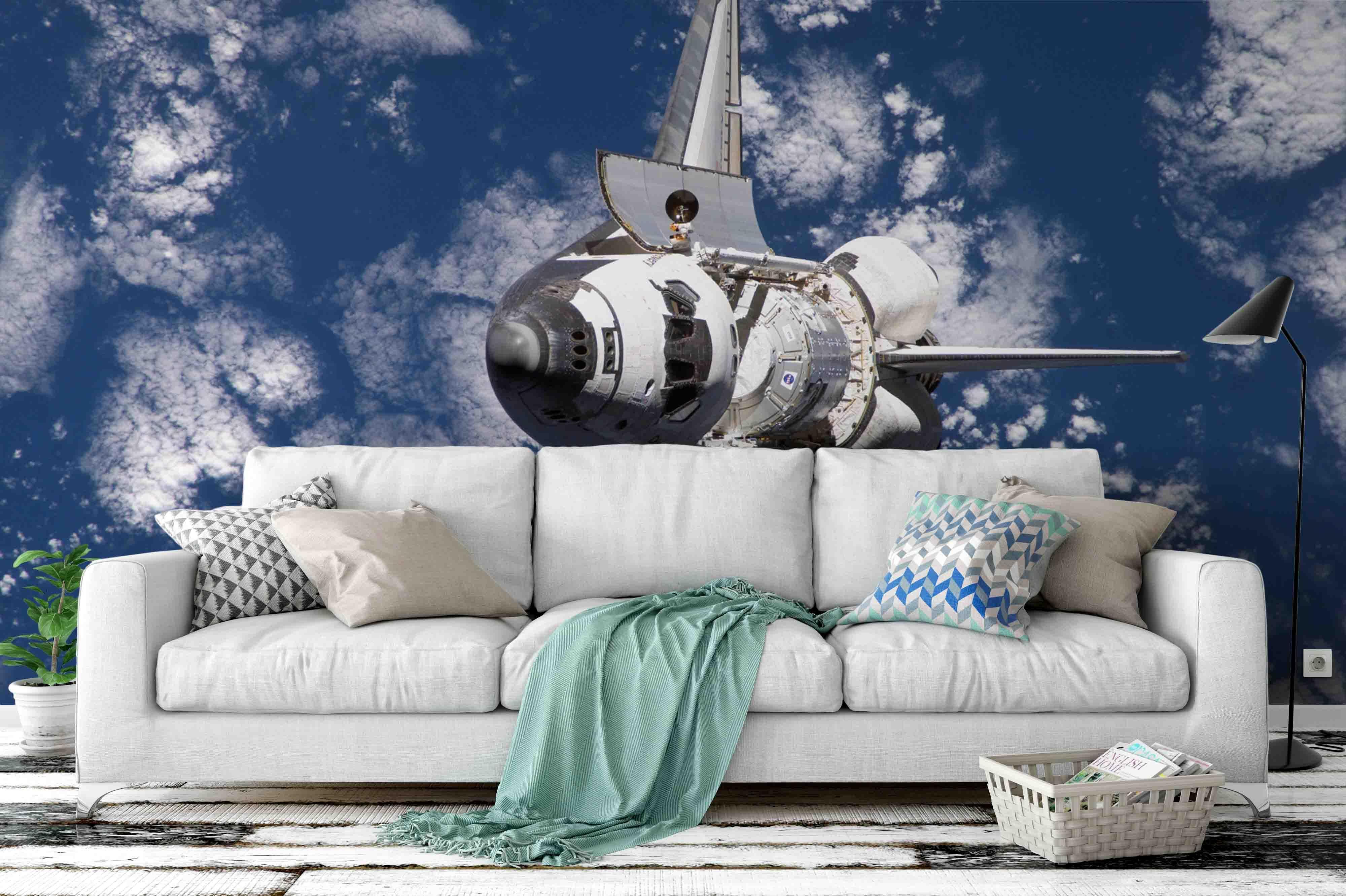 3D Sky Aircraft Wall Mural Wallpaper SF83- Jess Art Decoration