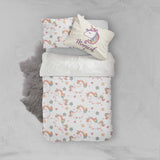 3D Cartoon Unicorn Quilt Cover Set Bedding Set Pillowcases 46- Jess Art Decoration