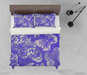 3D Butterflies Pattern Quilt Cover Set Bedding Set Duvet Cover Pillowcases WJ 3409- Jess Art Decoration