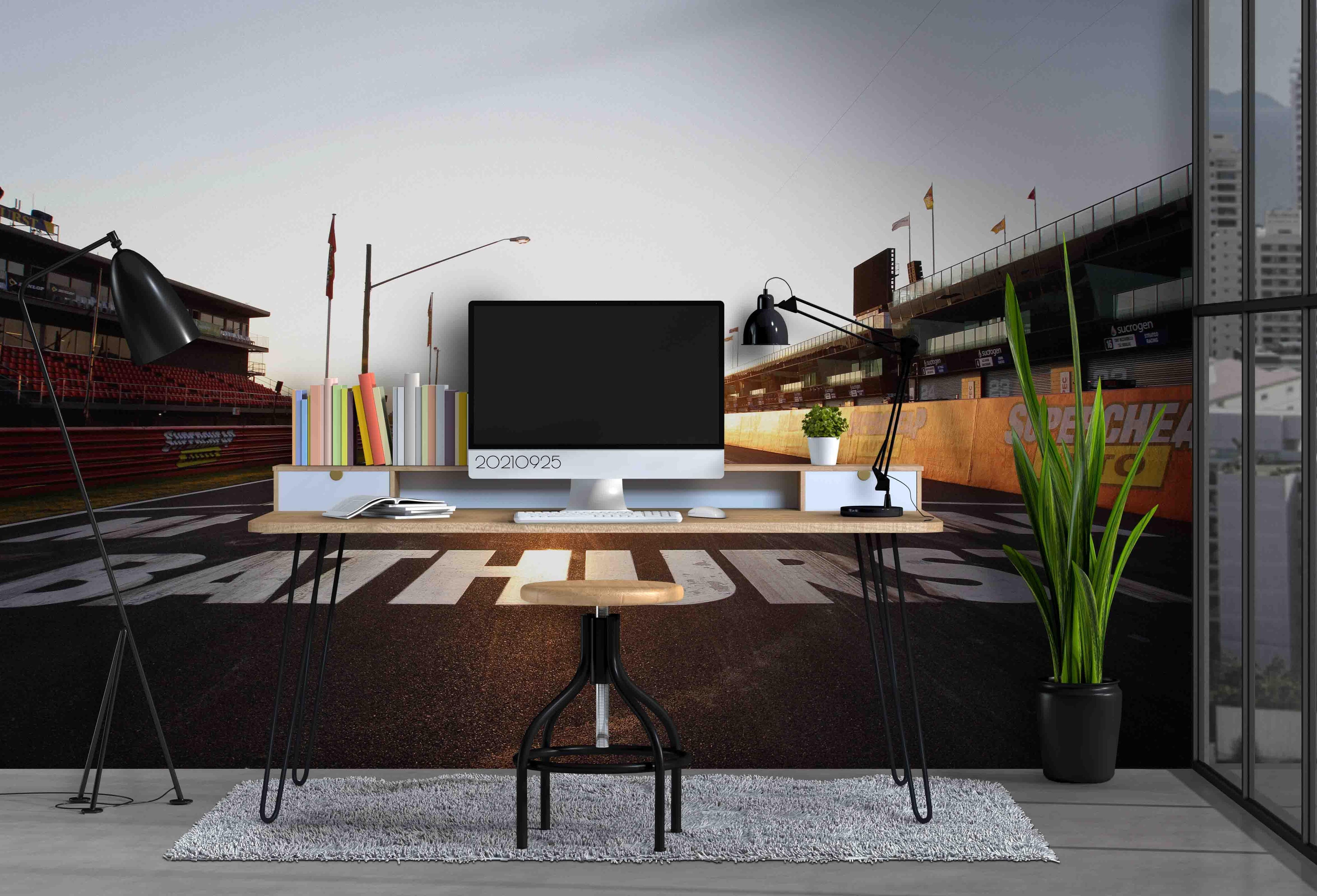 3D City Road Landscape Wall Mural Wallpaper LQH 259- Jess Art Decoration